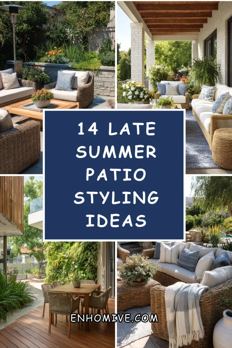 14 Late Summer Patio Styling Ideas That Make the Most of Every Remaining Warm Evening