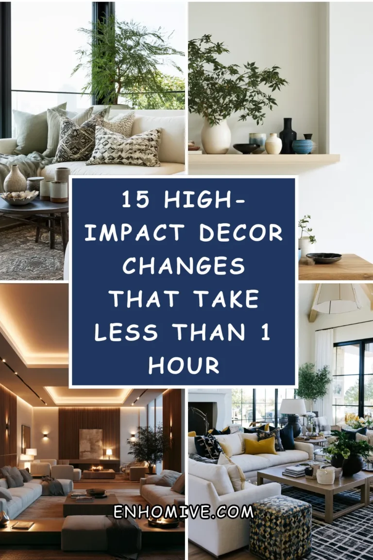 15 High-Impact Decor Changes That Take Less Than 1 Hour