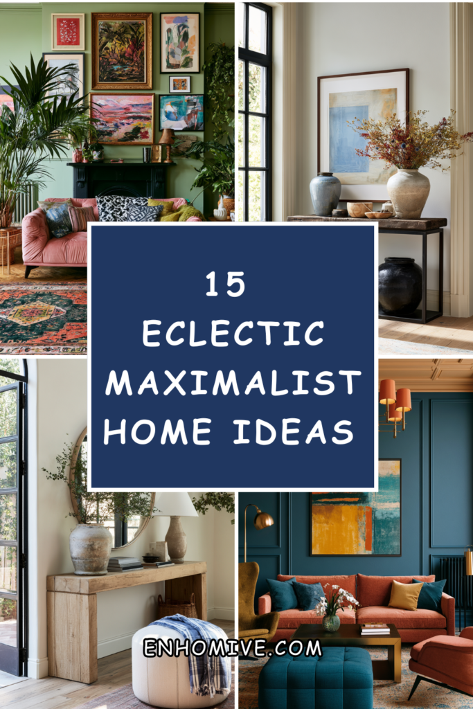 15 Eclectic Maximalist Home Ideas That Still Feel Curated (Not Cluttered) 1 8