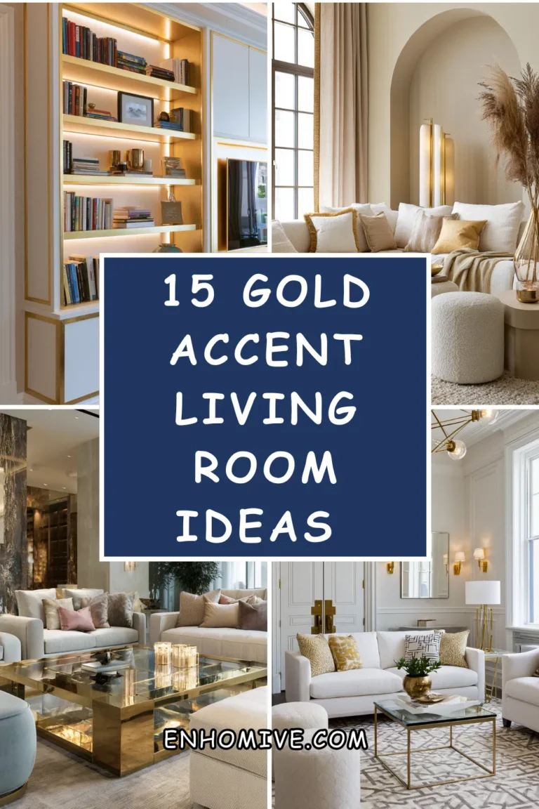 15 Gold Accent Living Room Ideas That Feel Elegant and Expensive
