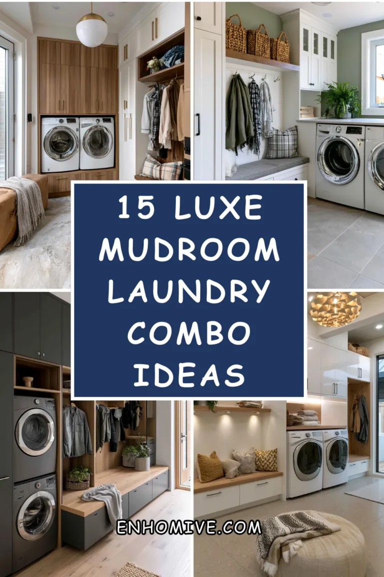 15 Luxe Mudroom Laundry Combo Ideas for Busy Homes