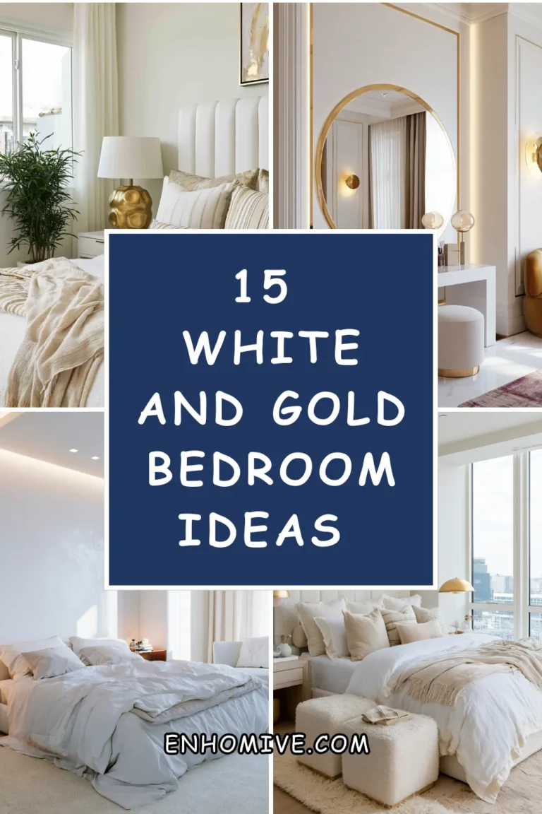 15 White and Gold Bedroom Ideas That Feel Soft and Luxurious