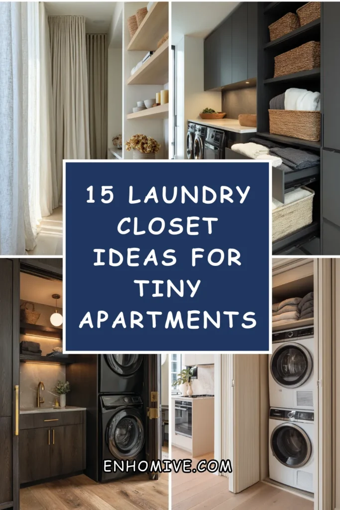 15 Laundry Closet Ideas for Tiny Apartments (Hidden and Stylish) 1 How 19
