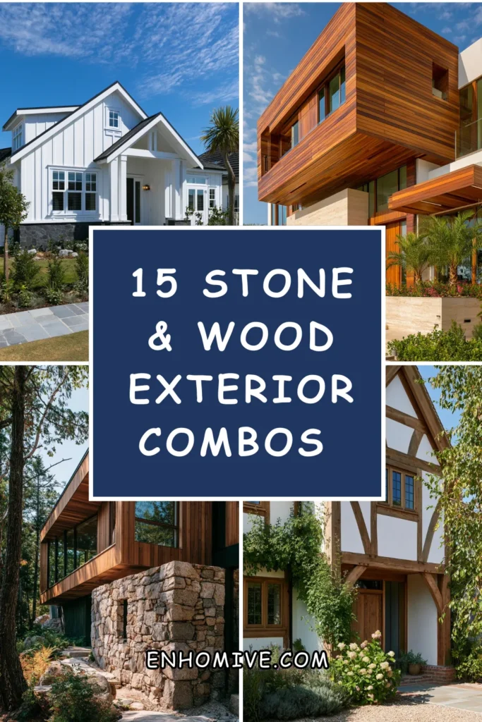 15 Stone & Wood Exterior Combos That Look High-End and Timeless 1 How 21 1