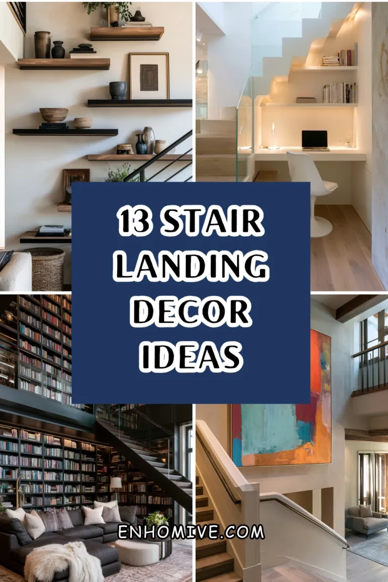 13 Stair Landing Decor Ideas Most Homes Completely Ignore