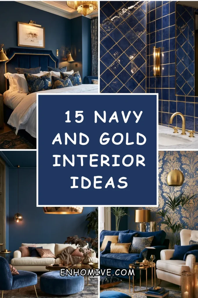 15 Navy and Gold Interior Ideas That Feel Rich and Sophisticated 1 How 25