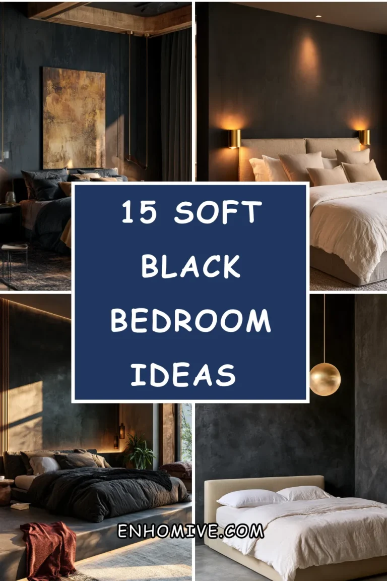 15 Soft Black Bedroom Ideas That Feel Warm, Not Harsh
