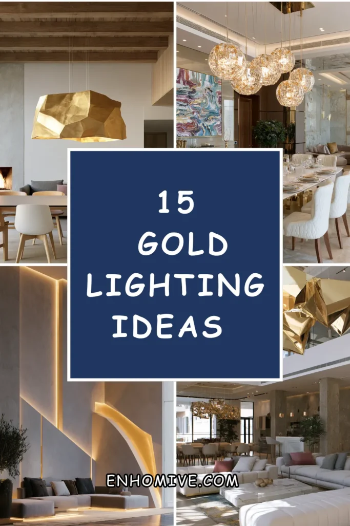 15 Gold Lighting Ideas That Instantly Elevate Your Space 1 How 33 1