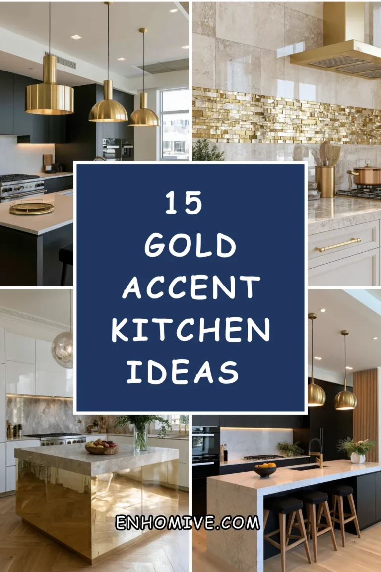 15 Gold Accent Kitchen Ideas That Add Instant Glamour