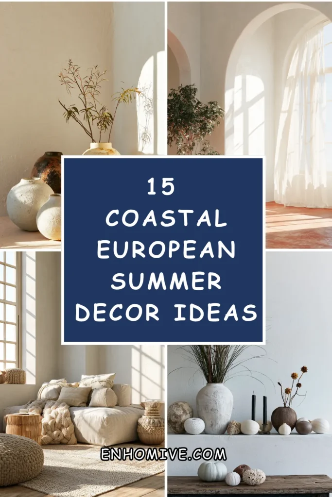15 Coastal European Summer Decor Ideas (Think Amalfi Meets Minimalism) 1 How 8