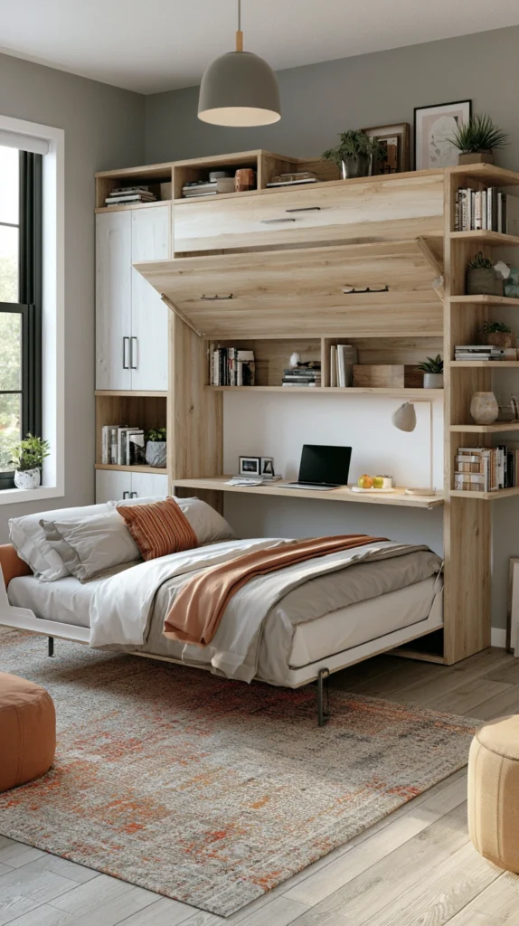 15 Murphy Bed Ideas for Small Rooms 14 PA 13 1