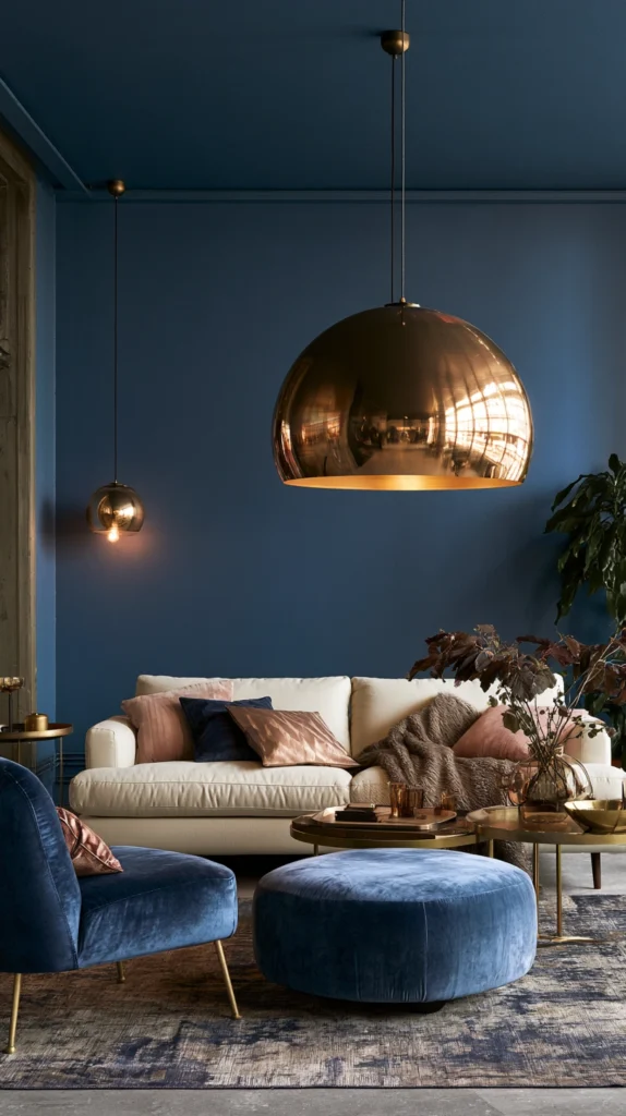 15 Navy and Gold Interior Ideas That Feel Rich and Sophisticated 2 RE 1