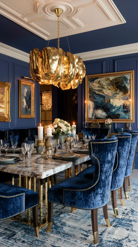 15 Navy and Gold Interior Ideas That Feel Rich and Sophisticated 14 RE 13