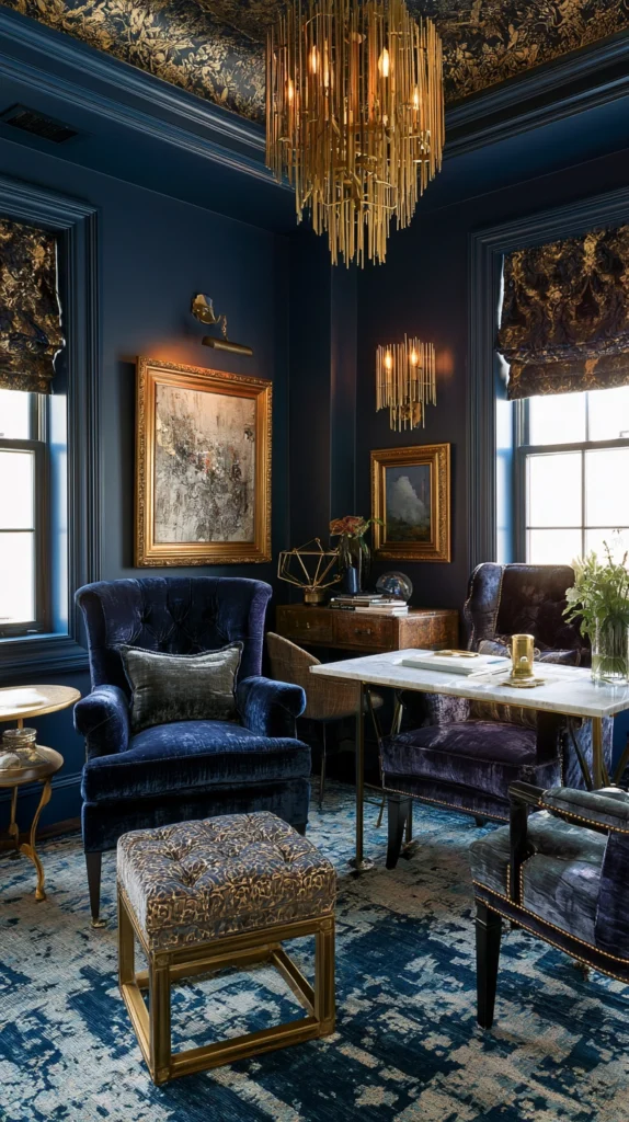 15 Navy and Gold Interior Ideas That Feel Rich and Sophisticated 15 RE 14