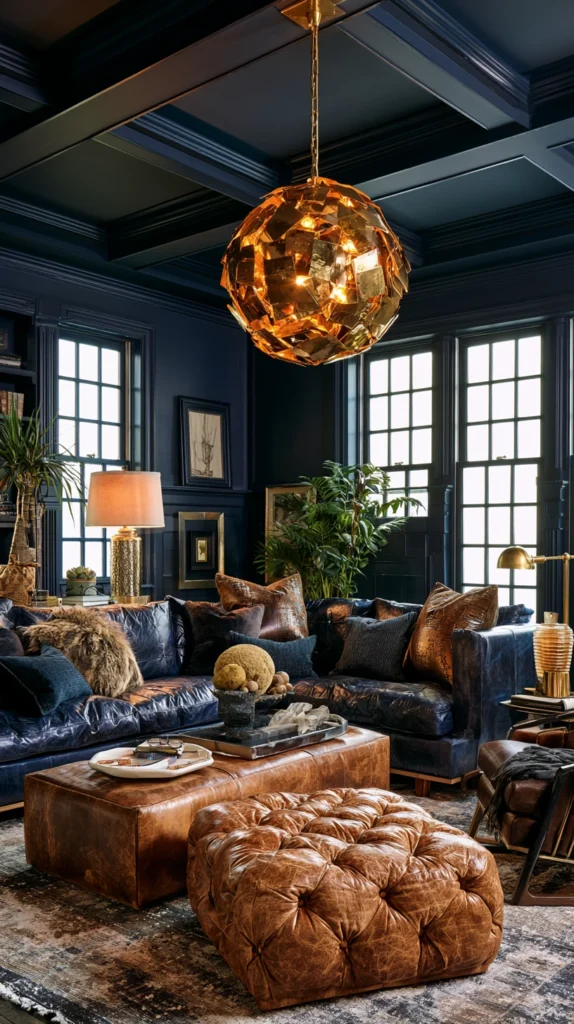 15 Navy and Gold Interior Ideas That Feel Rich and Sophisticated 3 RE 2