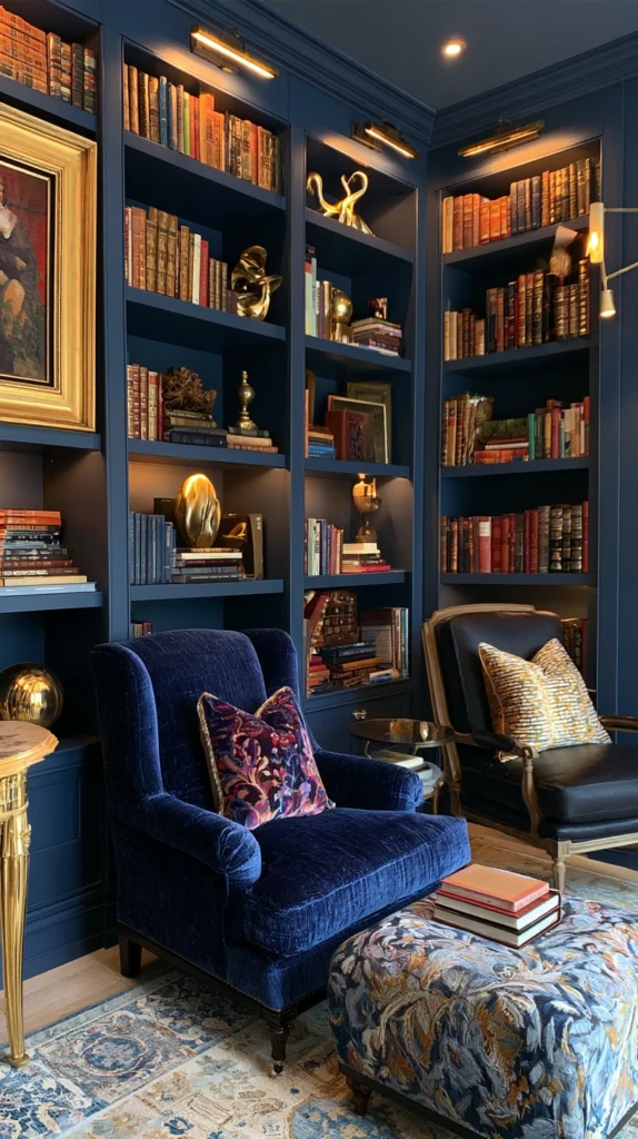 15 Navy and Gold Interior Ideas That Feel Rich and Sophisticated 8 RE 7