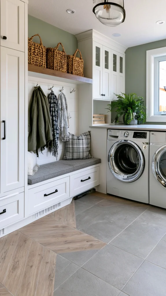 15 Luxe Mudroom Laundry Combo Ideas for Busy Homes 12 fa 11