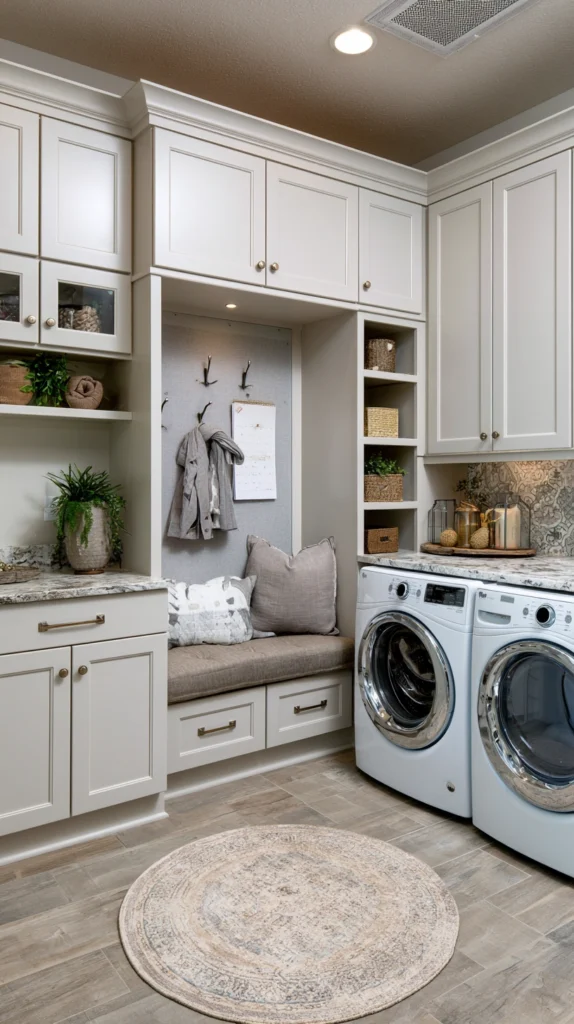 15 Luxe Mudroom Laundry Combo Ideas for Busy Homes 14 fa 13