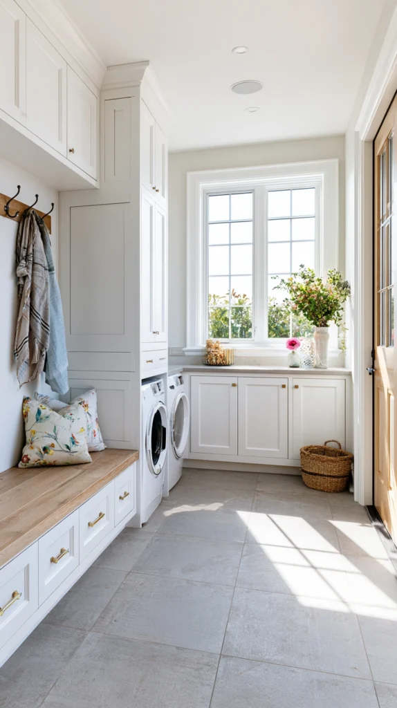 15 Luxe Mudroom Laundry Combo Ideas for Busy Homes 15 fa 14