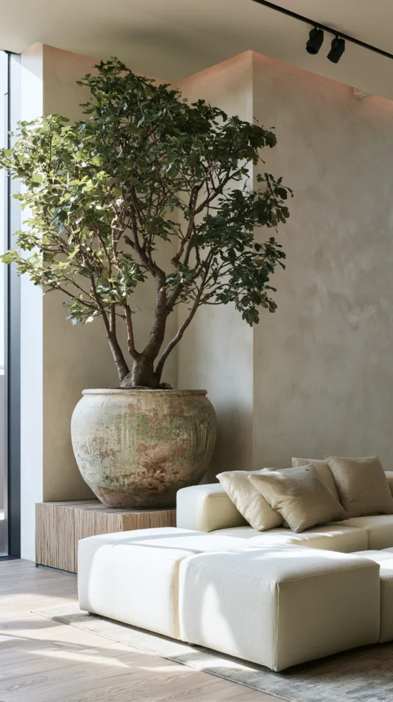 14 Indoor Tree Styling Ideas That Bring Drama to Your Interiors 5 fa 4 2