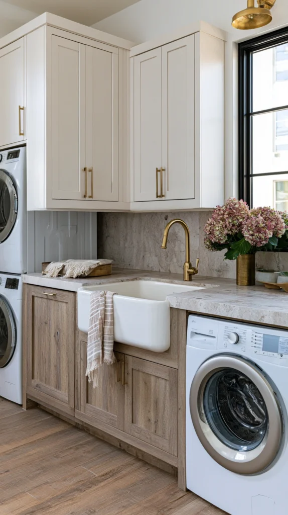 15 Luxe Mudroom Laundry Combo Ideas for Busy Homes 10 fa 9