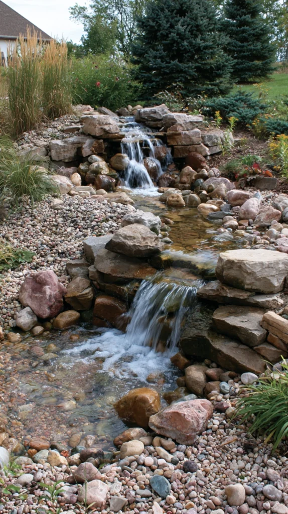 14 Natural Rock Waterfall Ideas for a Serene Outdoor Space 5 fc 4 2