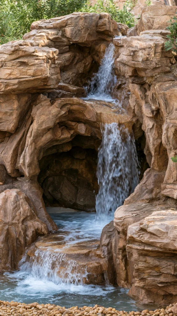 14 Natural Rock Waterfall Ideas for a Serene Outdoor Space 6 fc 5 2