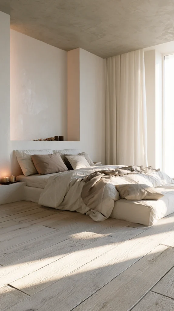 15 Warm Minimalist Bedroom Ideas That Don't Feel Empty or Boring 8 fc 7