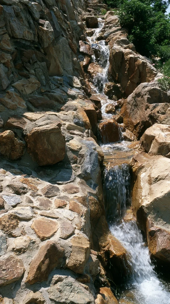 14 Natural Rock Waterfall Ideas for a Serene Outdoor Space 10 fc 9 2