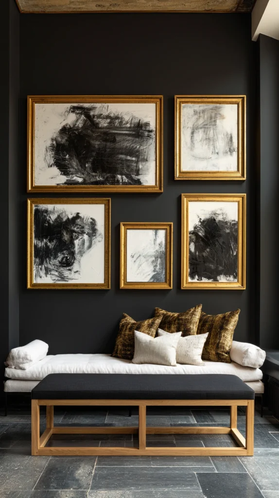 14 Black and Gold Accent Decor Ideas for Dramatic Interiors 2 fe 1