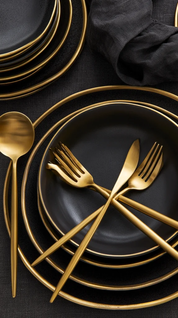 14 Black and Gold Accent Decor Ideas for Dramatic Interiors 13 fe 12