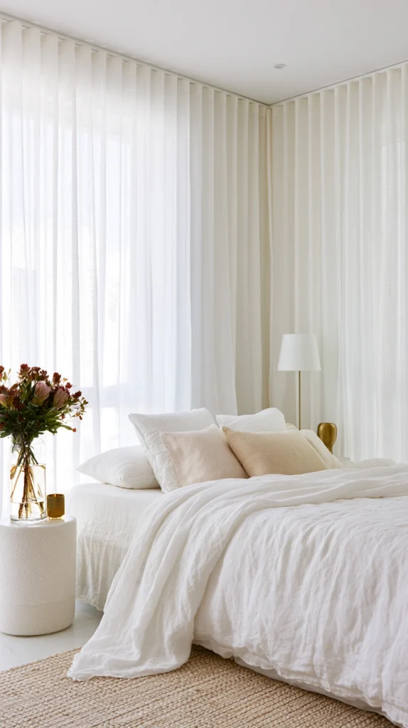 15 White and Gold Bedroom Ideas That Feel Soft and Luxurious 5 fe 4 1