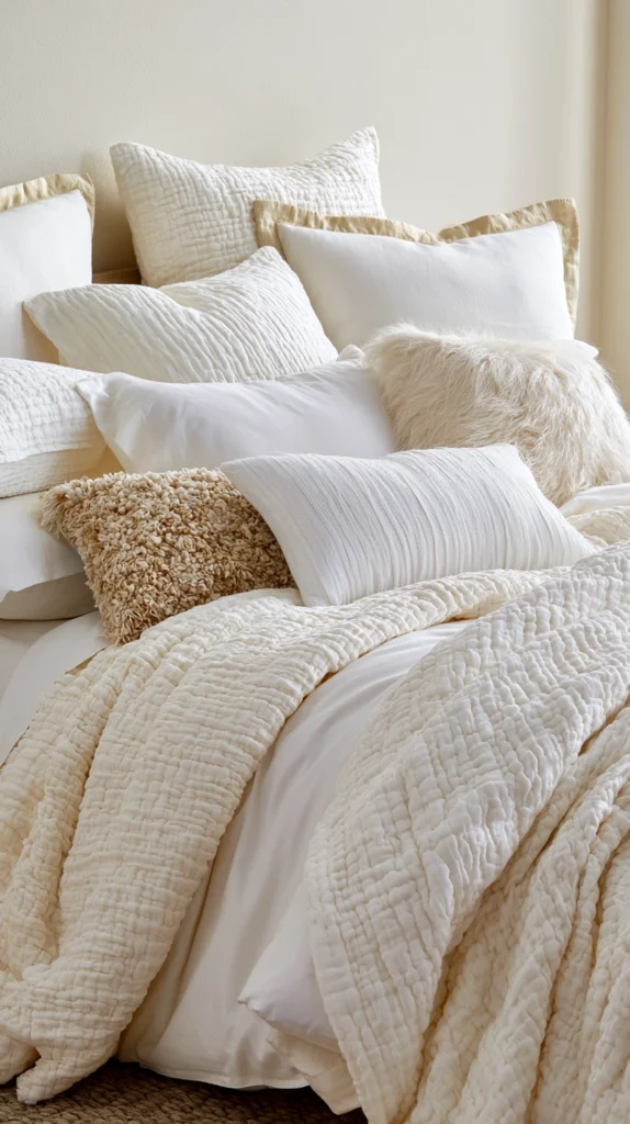 15 White and Gold Bedroom Ideas That Feel Soft and Luxurious 8 fe 7 1