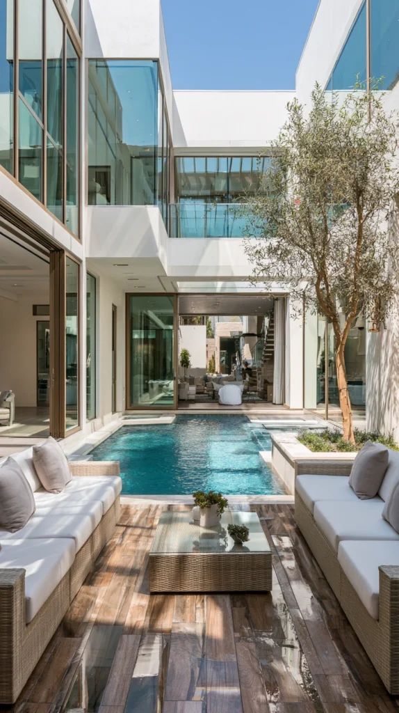 15 Indoor Courtyard Ideas That Blur the Line Between Inside & Out 13 fr 4 1