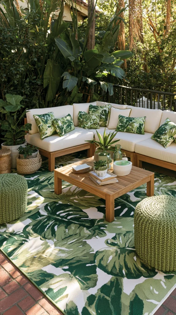 14 Outdoor Rug Ideas That Upgrade Any Space 12 ga 11