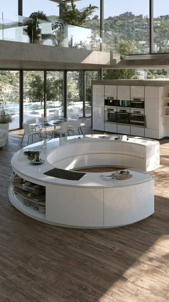 15 Curved Kitchen Island Ideas That Feel Custom and Expensive 14 gv 13 3