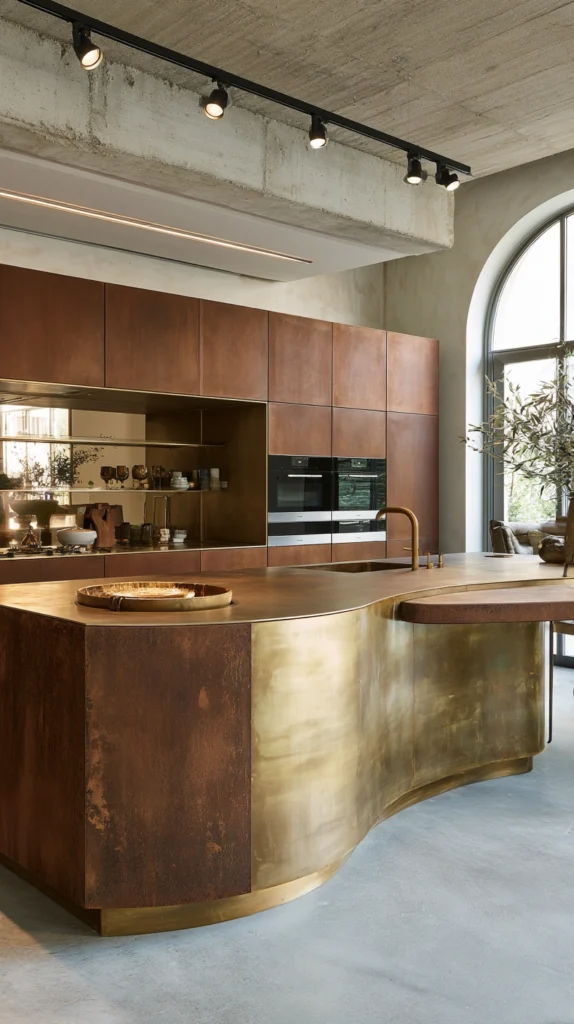 15 Curved Kitchen Island Ideas That Feel Custom and Expensive 7 gv 6 3