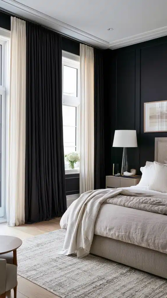 15 Soft Black Bedroom Ideas That Feel Warm, Not Harsh 11 ia 10