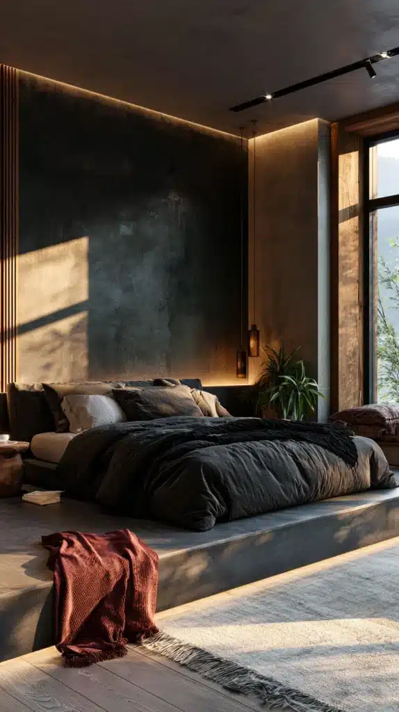 15 Soft Black Bedroom Ideas That Feel Warm, Not Harsh 16 ia 15