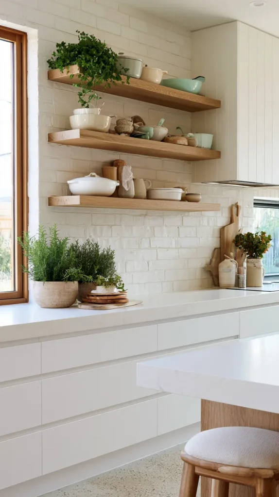 15 Warm White Kitchen Ideas That Feel Soft, Not Sterile 12 jk 11