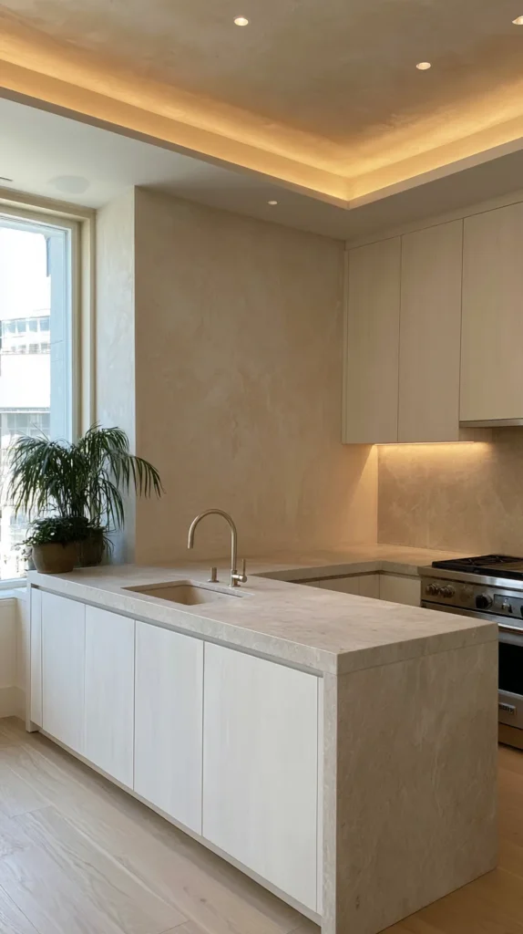 15 Warm White Kitchen Ideas That Feel Soft, Not Sterile 3 jk 2