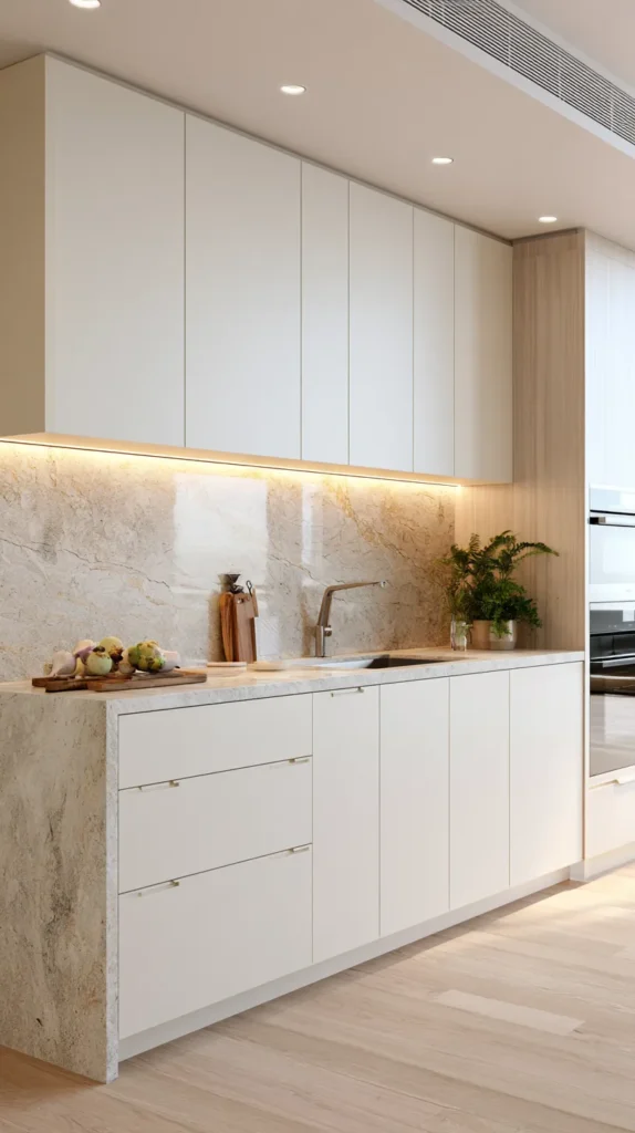 15 Warm White Kitchen Ideas That Feel Soft, Not Sterile 7 jk 6