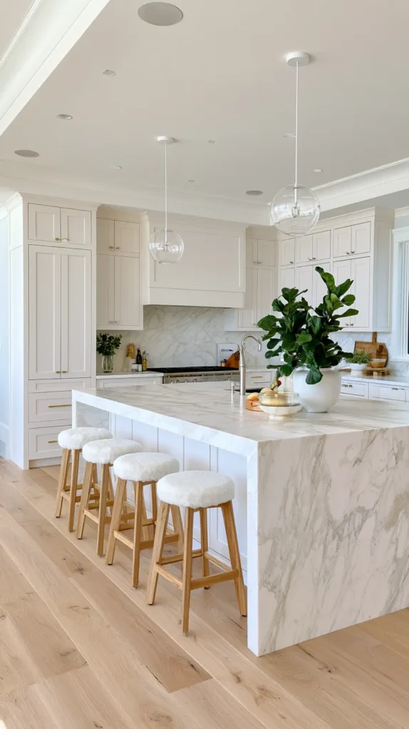 15 Warm White Kitchen Ideas That Feel Soft, Not Sterile 9 jk 8