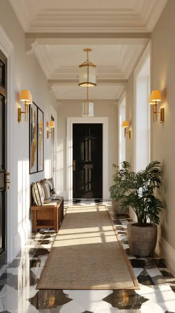 14 Gold Accent Entryway Ideas for a Stunning First Impression 4 pa 3