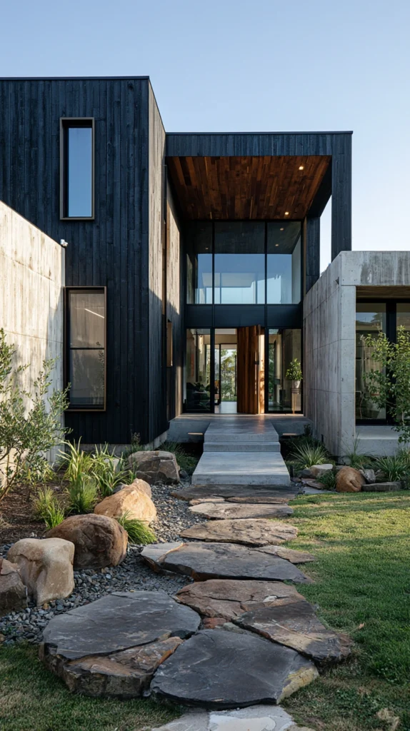 15 Stone & Wood Exterior Combos That Look High-End and Timeless 13 rd 12
