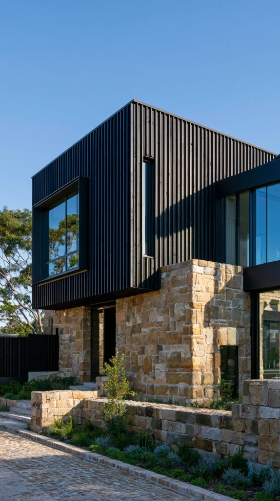 15 Stone & Wood Exterior Combos That Look High-End and Timeless 3 rd 2