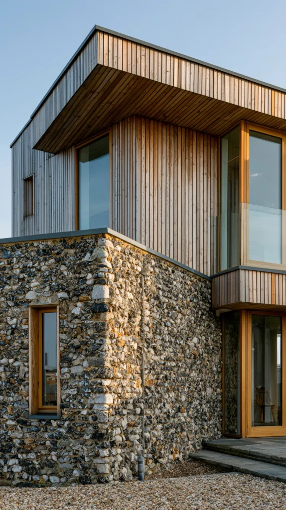 15 Stone & Wood Exterior Combos That Look High-End and Timeless 6 rd 5