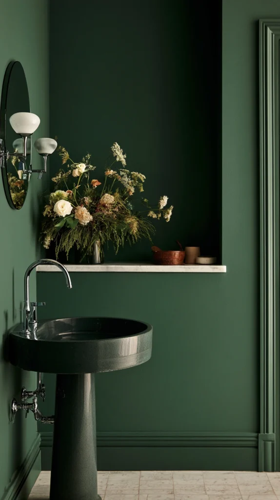 14 Moody Green Bathroom Ideas 11 rf 10 1