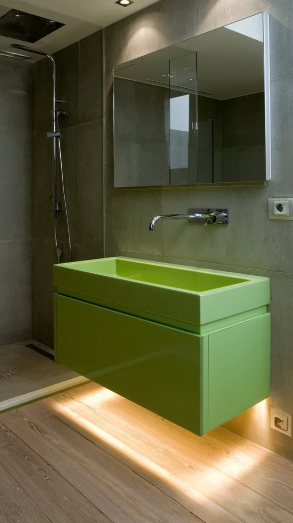 14 Moody Green Bathroom Ideas 14 rf 13 1