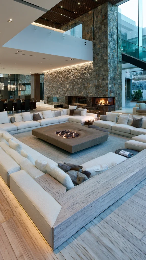15 Sunken Seating Area Ideas for a Cozy Conversation Space 16 rf 15 1